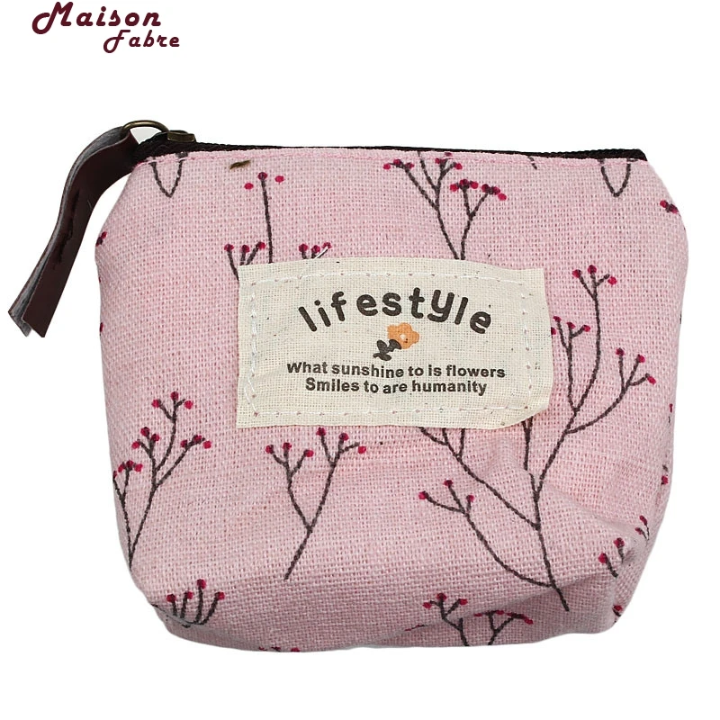 Maison Fabre font b Coin b font font b Purse b font Woman Small Canvas font