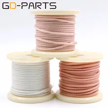 GD-PARTS 16 Cores High Purity 6N Teflon Silver OCC Wire Headphone Earphone Upgrade DIY Cable Hifi Headset Speaker Line Cable GD-PARTS 16 Cores High Purity 6N Teflon Silver OCC Wire Headphone Earphone Upgrade DIY Cable Hifi Headset Speaker Line Cable