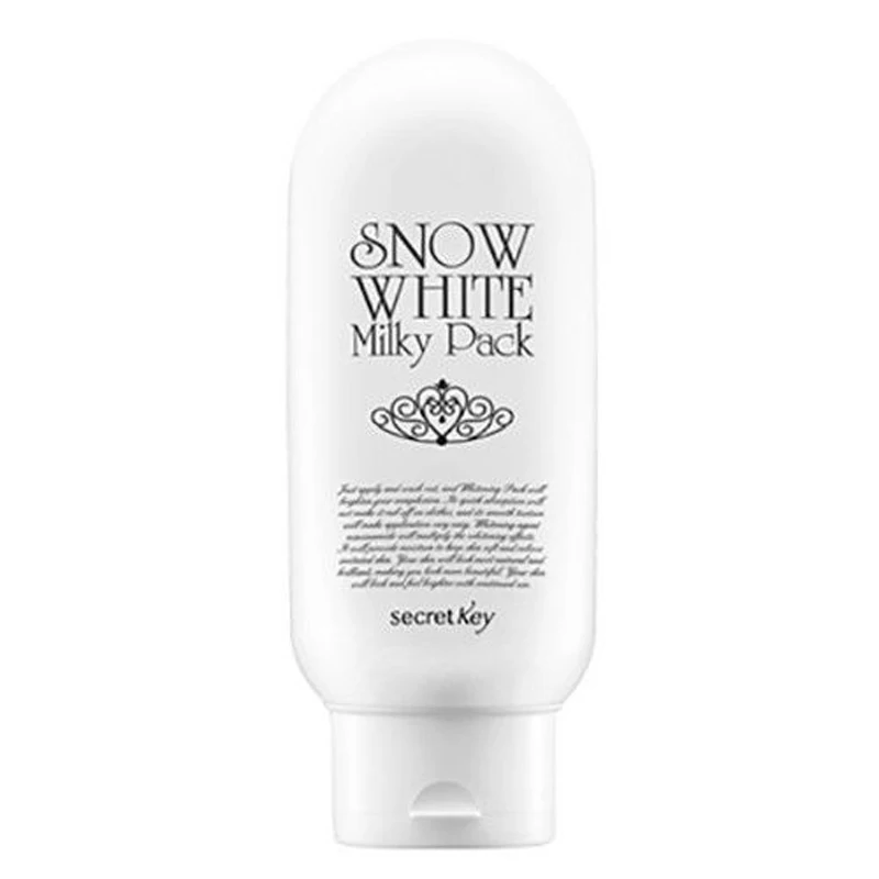 

SECRET KEY Snow White Milky Pack 200g Korea Face Mask Moisturizing Skin Anti Aging Whitening Facial Mask Korea Cosmetics