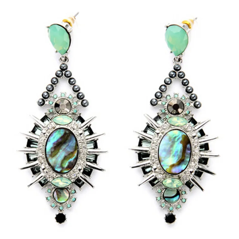 Wing Yuk Tak Direct Selling Shell Brincos Fashion Jewelry New Style Cool Colored Shells Rivet Big Earrings For Women Wholesale Big Earrings For Women Big Earringsbig Earrings Fashion Aliexpress