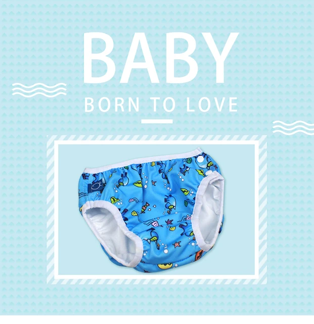 Новинка 2019 детские подгузники купальные штаны для новорожденных