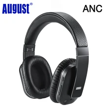 August EP750 aptX Active Noise Cancelling Wireless Bluetooth Headphones with Microphone Bluetooth ANC font b Headset