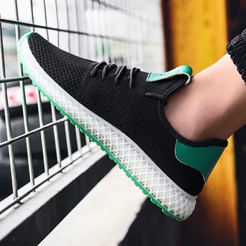 

New Mesh Men Shoes Breathable Flyweather Casual Shoes Men Light Weight Outdoor Unisex Lovers Sneakers Men Tenis Masculino