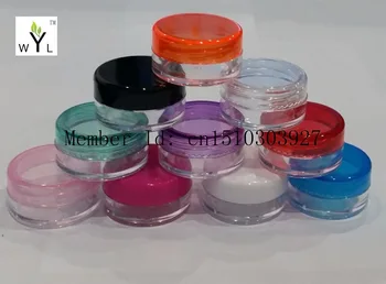 

3G EMPTY COSMETIC CREAM JAR EYESHADOW DISPLAY BOTTLE FACE POWDER NAIL ART POTS SHELLS BOX WYL