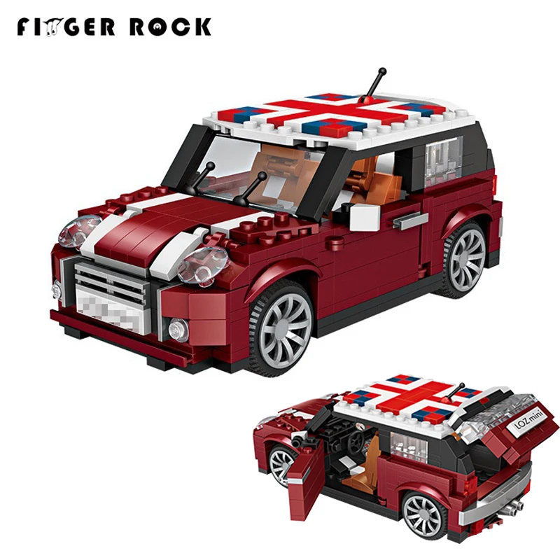 

1:24 Mini Cooper Car Model Building Blocks Technic Mini Bricks Vehicle Model Kits Assembly Car Toys For Children Gifts