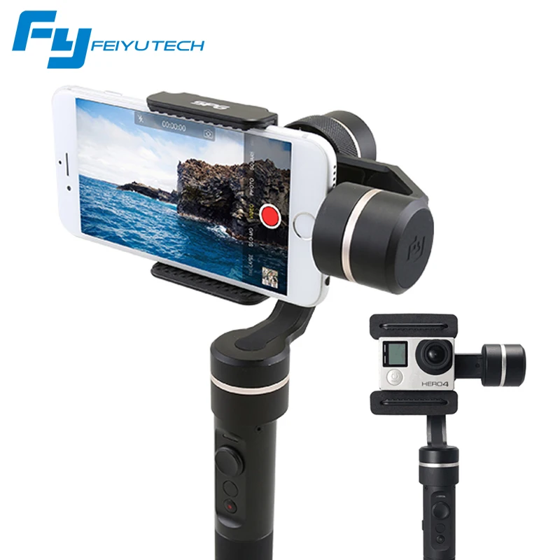 

FeiyuTech Feiyu SPG Gimbal 3-Axis Splash Proof Handheld Gimbal Stabilizer for iPhone X 8 7 6 Plus Smartphone Gopro Action Camera