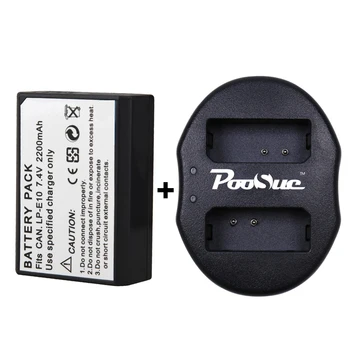 

1Pc LP E10 Camera Battery LP-E10 +USB Charger for Canon 1200D 1300D Rebel T3 T5 KISS X50 X70 Battery
