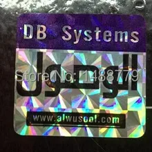 Пользовательские наклейки этикетки, водонепроницаемые лазерные голографические наклейки, наклейки с высоким качеством больше, чем