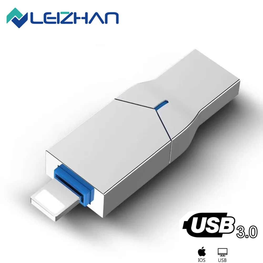 USB флеш накопитель для iphone 128 ГБ 64 32 16 внешний 3 0 карта фотографии телефона|USB