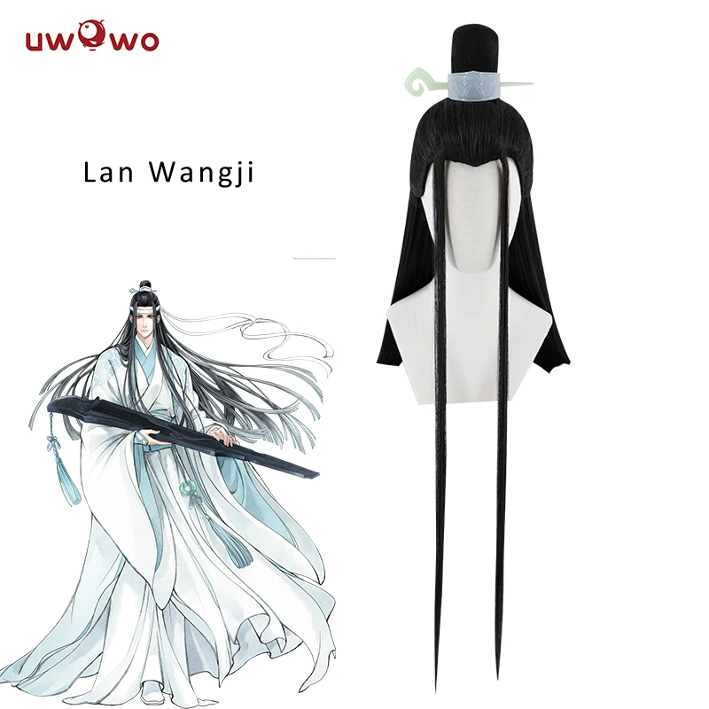 UWOWO Lan Wangji Grandmaster of Demonic Culture косплей парик аниме Mo Dao Zu Shi Wangji|Костюмы аниме| |