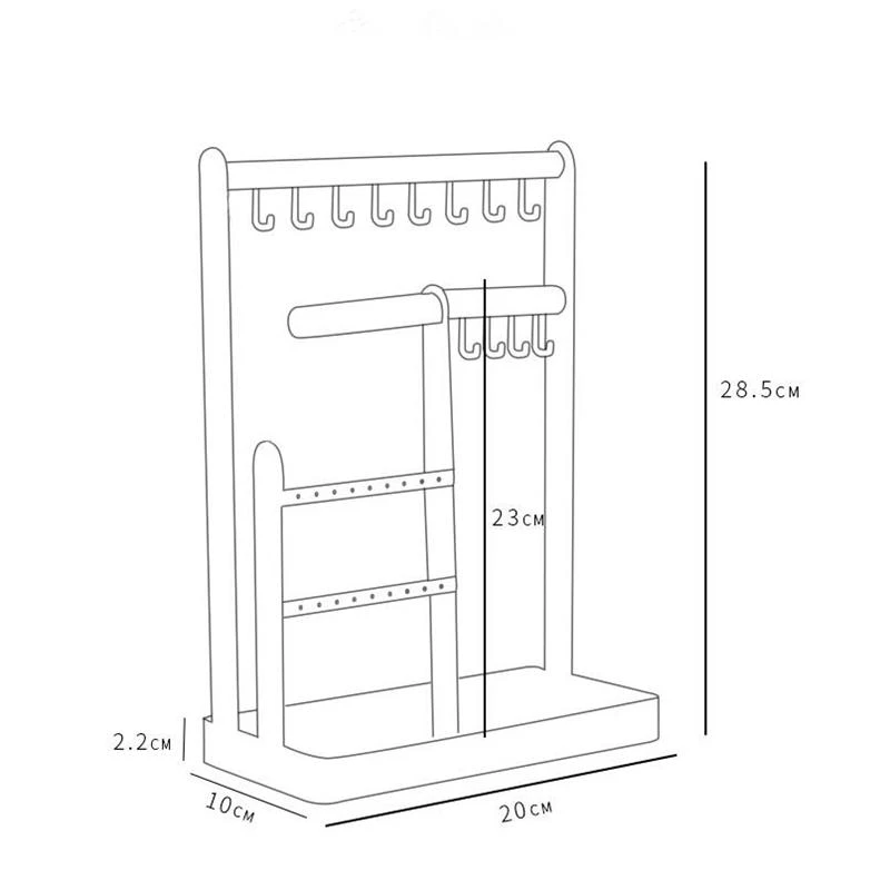 Нордические украшения стеллаж для хранения настольная полка для браслетов серьги-гвоздики кольцо Органайзер коробка многофункциональные часы держатель для ожерелья
