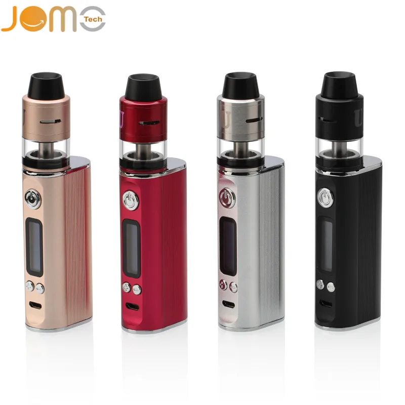 Оригинальный JOMOTECH электронная сигарета Ультра 80 Вт комплект ручка коробки vape mod с 2 мл распылитель и встроенный 2600 мАч Ecigarette