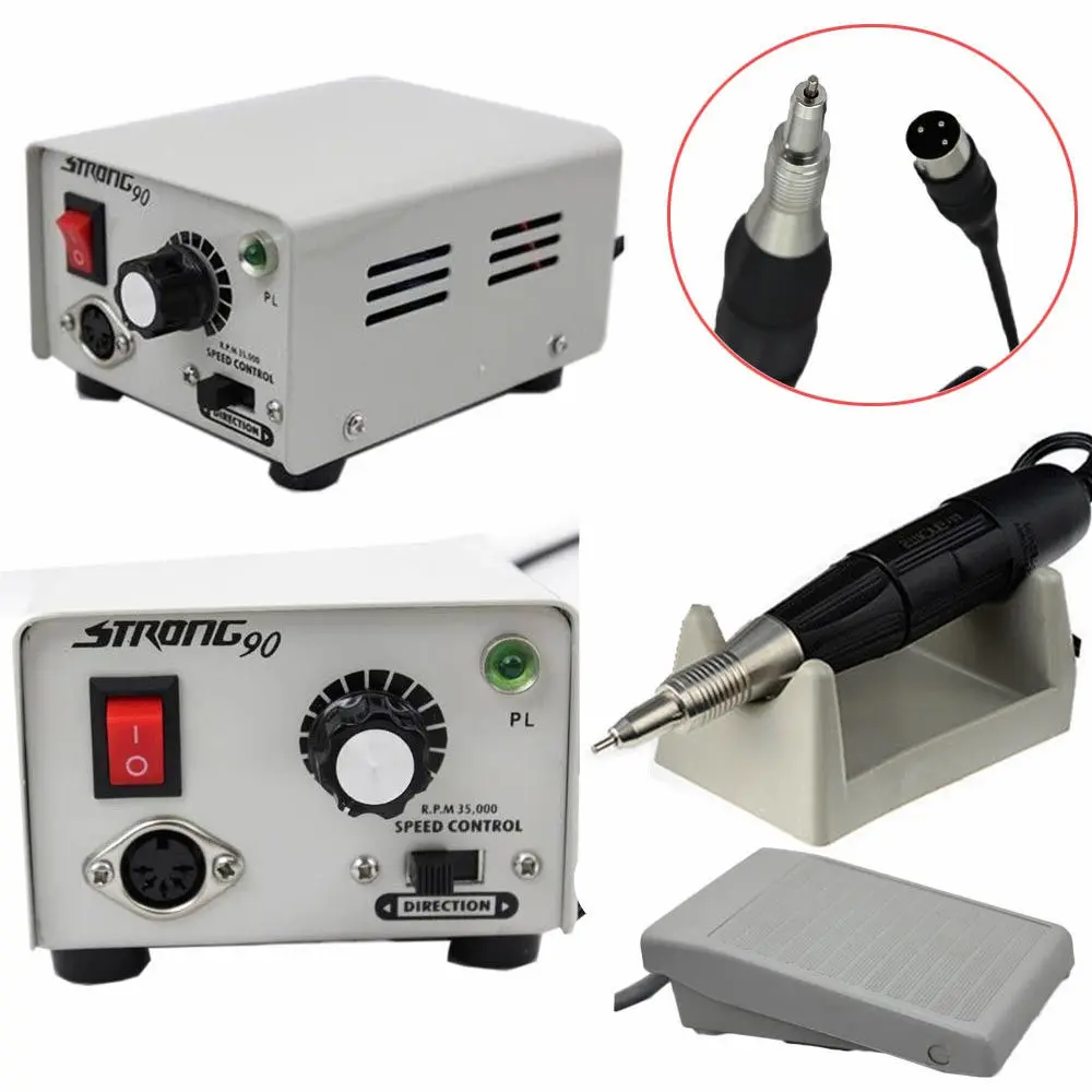 Dental Lab Micromotor Marathon Strong 90 Micro Motor+35K ...