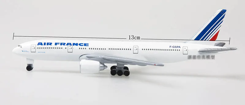 Франция Air B777 Airways Boeing модель самолета 13 см игрушка из сплава металла 777 Airlines самолет с колесами коллекция подарочных игрушек
