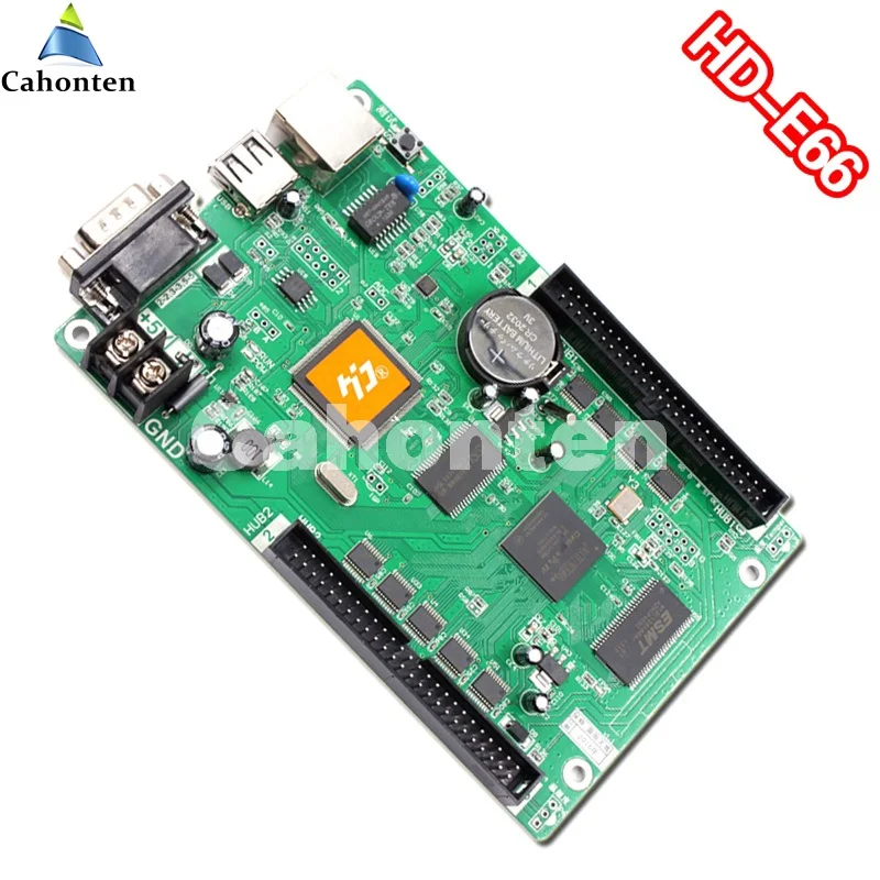HD E66 network+USB+rs232 port led billboard control card 128*4096