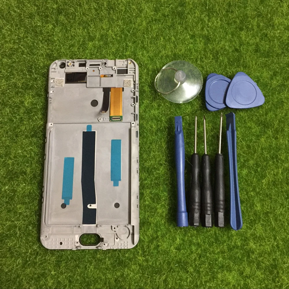 Для Meizu M2 Note Meilan 2 Сенсорный экран дигитайзер сенсор + ЖК-дисплей монитор панель