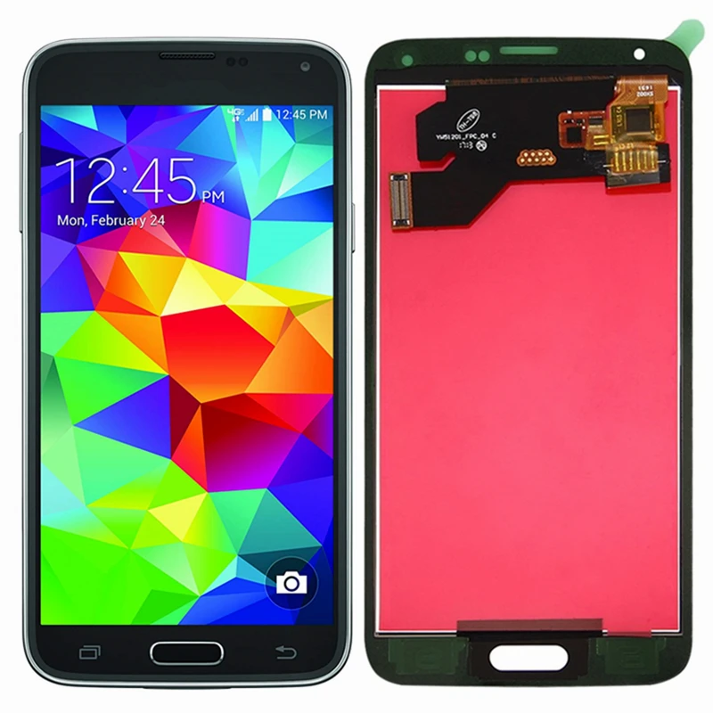 

TFT 5.1'' For SAMSUNG Galaxy S5 G900 G900F G900H LCD Display Touch Screen Digitizer Assembly For SAMSUNG Galaxy S5 Display