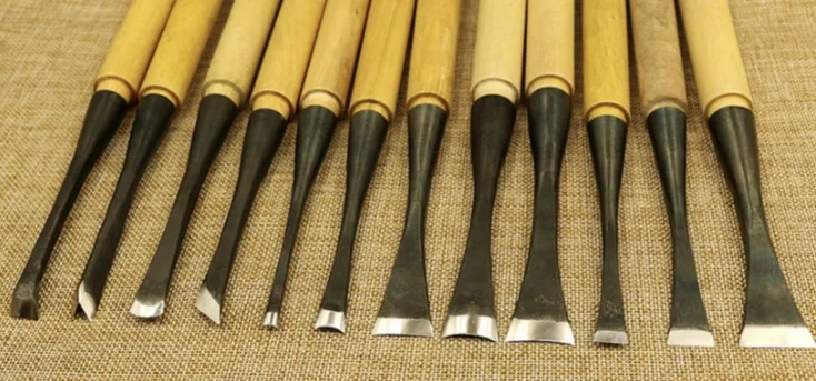 12pcs/lot Handmade Wood Carving Knife Carving knife tool for making bricks 12pcs/lot Handmade Wood Carving Knife Carving knife tool for making bricks