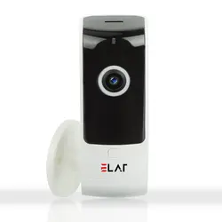 Отель ELAF HD IP Камера 180 градусов Широкий формат Fisheye Беспроводной Камера ИК Ночное видение дома безопасности обнаружения движения