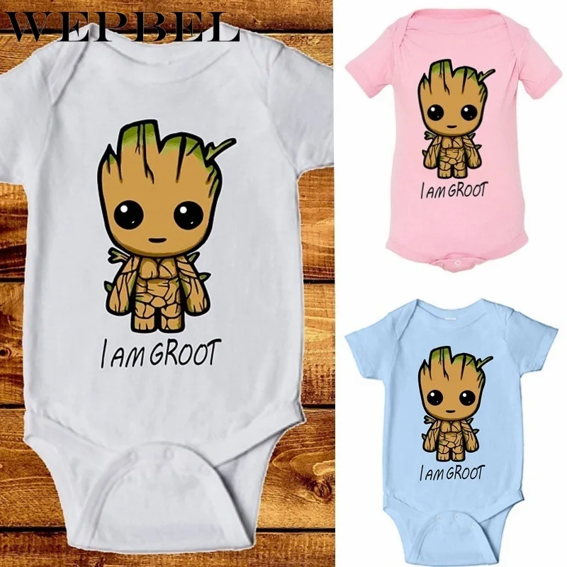 WEPBEL Groot/Боди для малышей рубашка цельнокроеная Детский костюм одежда | Мать и