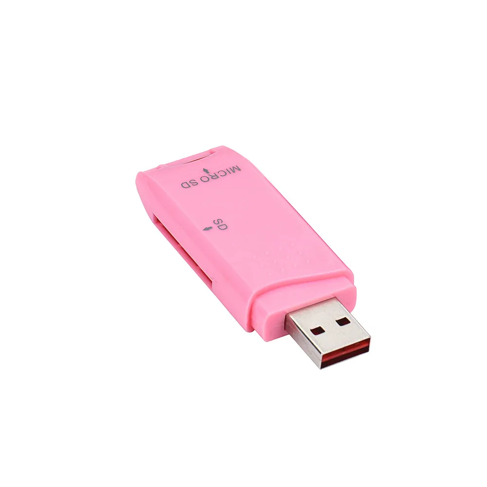 Мини Портативный USB считыватель карт памяти 2,0 Micro SD/SDXC TF кардридер адаптер оптовая продажа l921 #2