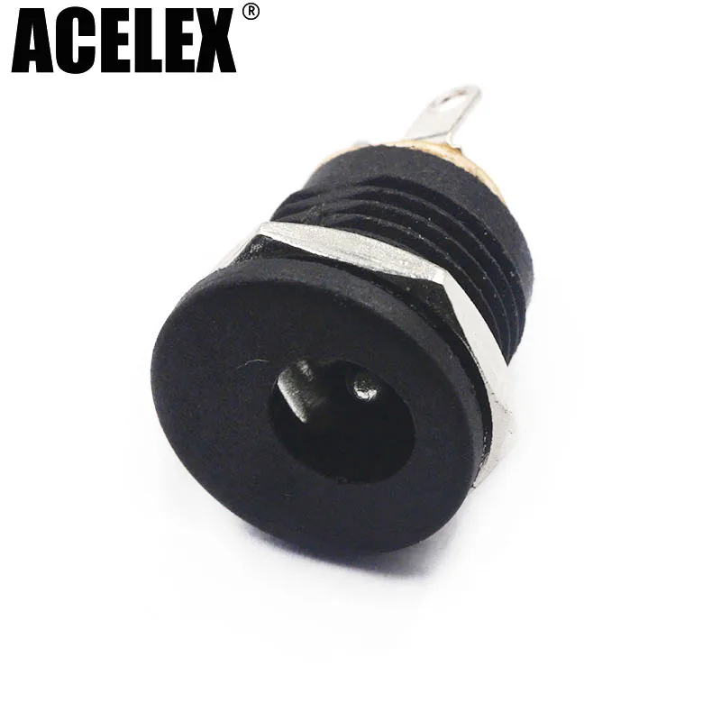 

10pcs DC-022 5.5-2.1 5.5 x 2.1mm DC Power Socket DC Connector Panel Mounting DC022