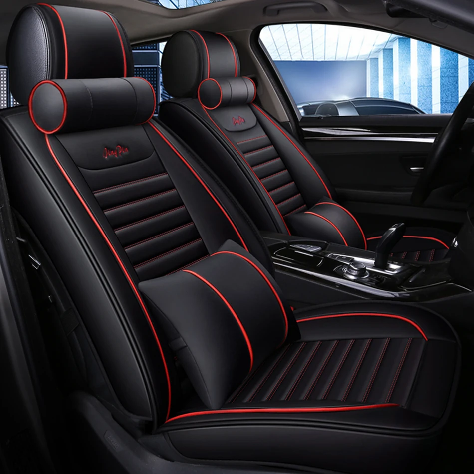 

WLMWL Universal Leather Car seat cover for Suzuki all models grand vitara vitara jimny swift SX4 Kizashi car styling