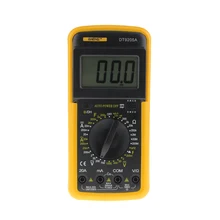 Professional DT9205A 1999 Counts LCD Display Multimeter Electric Handheld AC/DC Resistance Capacitance Voltmeter Ammet