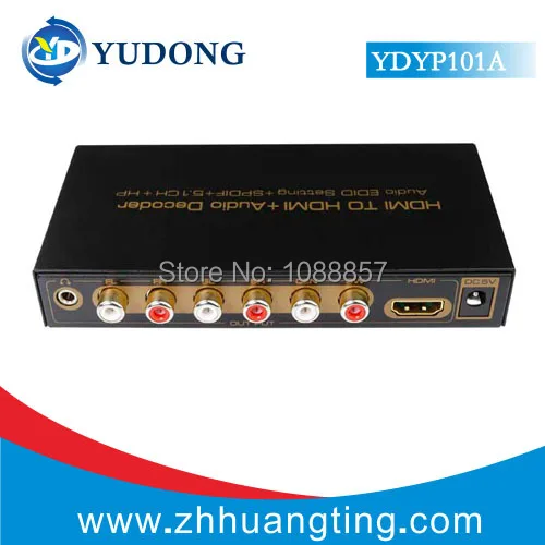 Hdmi To Hdmi + Audio Decoder Extractor Splitter Hdmi To Spdif Digital Optical/ Analog 5.1