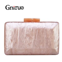 Новая модная дизайнерская перламутровая акриловая сумка, элегантная женская сумка-мессенджер, однотонная вечерняя сумка, вечерние сумки, клатчи