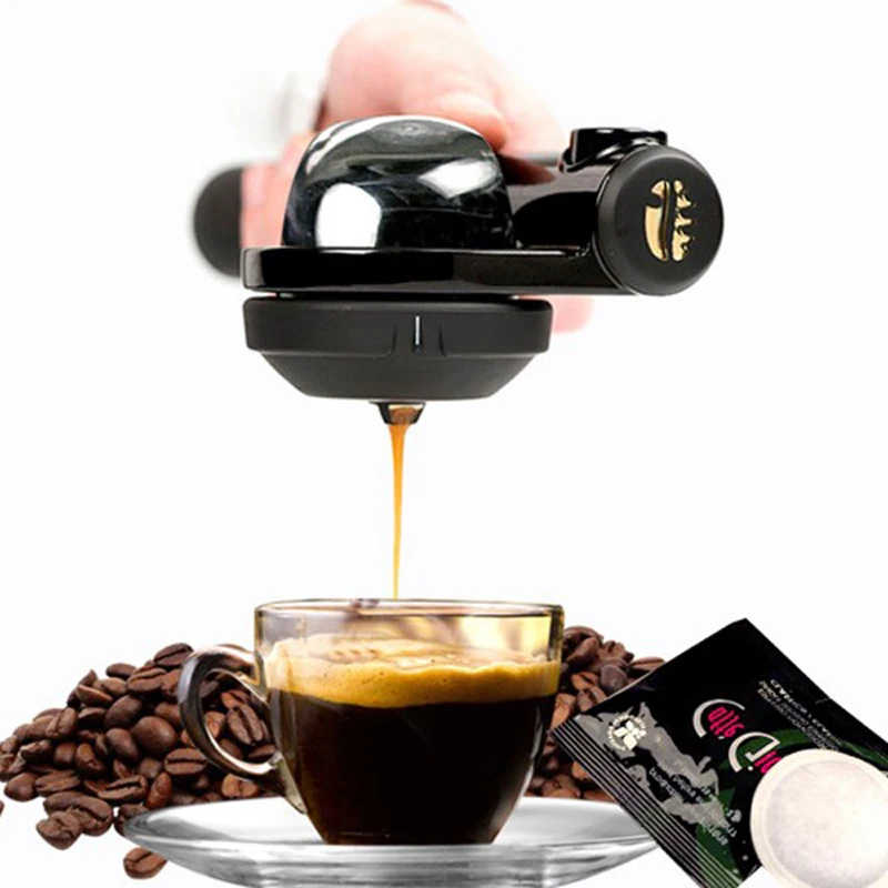 Portable Coffee Machine 16Bar Hand Pressure Espresso Machine Outdoor Travel Manual Coffee Maker