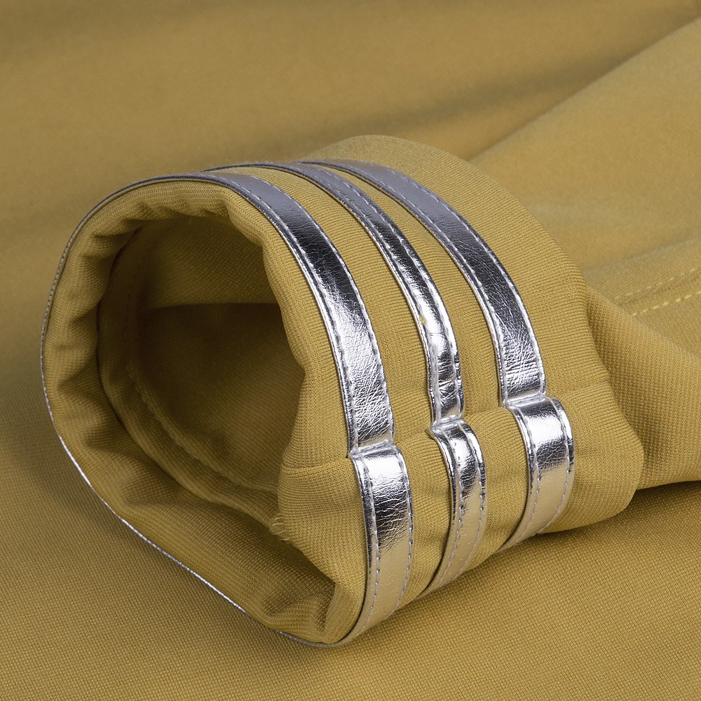 New 2016 Star Trek Costume Cosplay Star Trek Beyond  Sulu Costume Cosplay Sulu Yellow Uniform  Halloween Party (8)