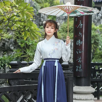 

2020 hanfu ladies' song fringing costume clothing hanfu female fairy costume outfit modified hanfu ethnic costumes wind