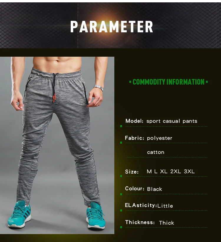 Men Soccer Training Pants Sports Running Pant Fitness Hiking Tennis Basketball Football Jogging Sweatpants Loose Breathable (5)