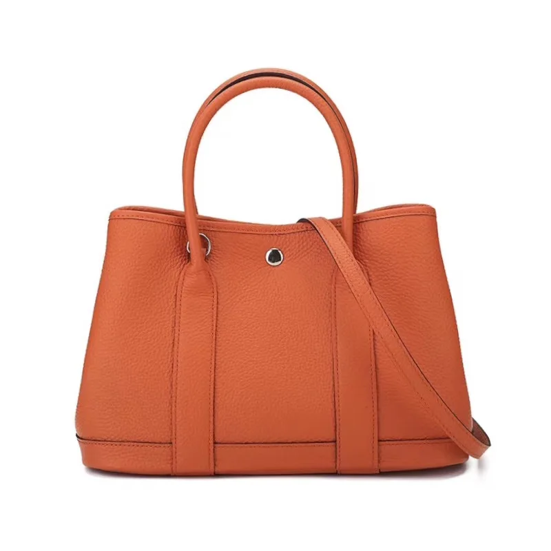 Orange CHSANATO, известный бренд, коровья кожа, сумка-тоут, роскошные дизайнерские сумки, высокое качество, женские сумки, женская сумка через плечо - Цвет: Orange