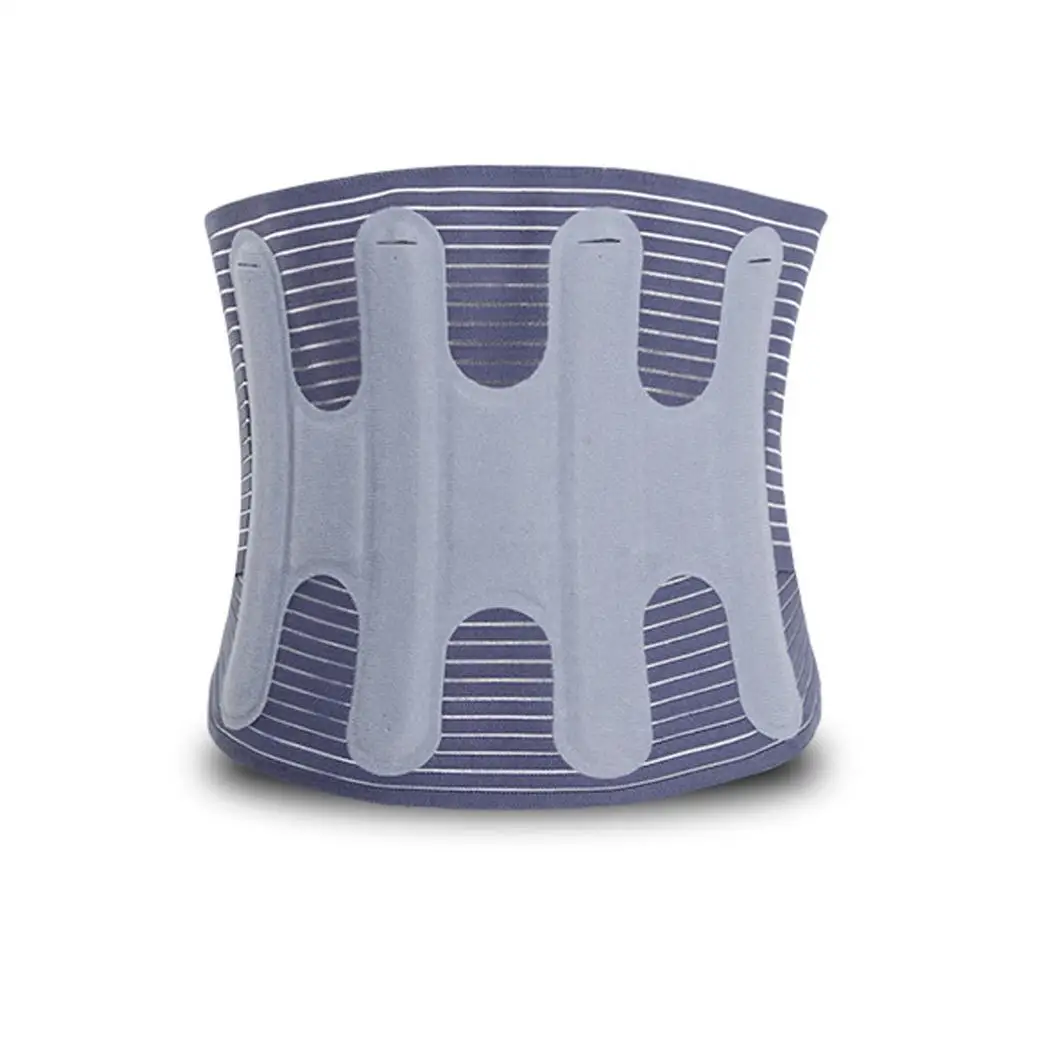 Регулируемый пояс с стальной пластиной intervertebral disc черный, серый защитный пояс с дышащим поясом