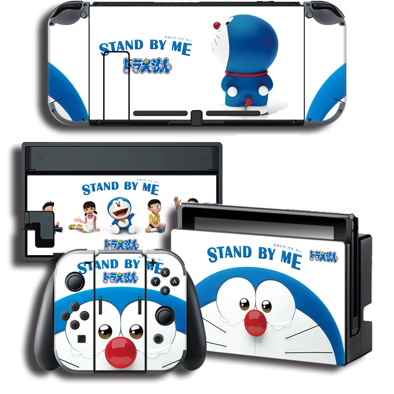 Виниловая обложка наклейка кожаная для Doraemon skins игровой консоли Nintendo Switch + на
