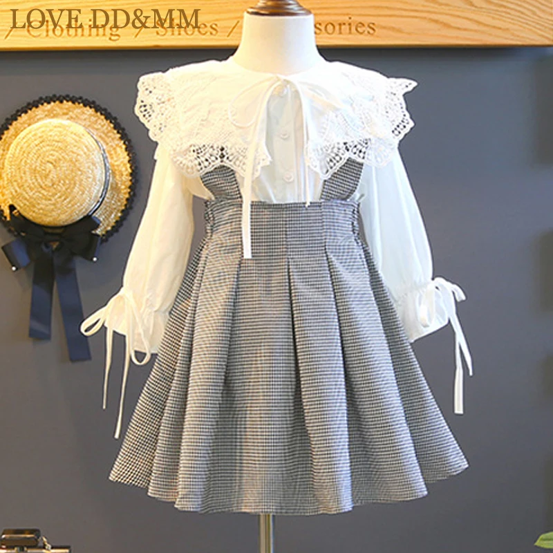 Комплекты для девочек LOVE DD & MM новая весенняя кружевная кукольная рубашка 2020 +
