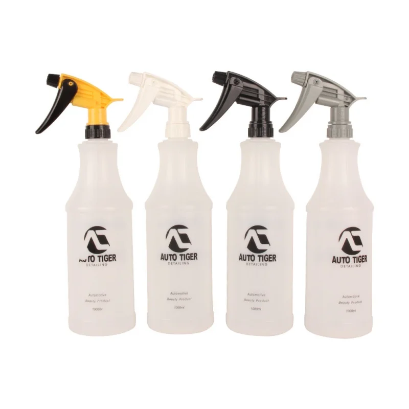 

1Pc Professional 1000ML Ultra-fine Water Mist Cylindrical Spray Bottle HDPE Chemical Resistant Sprayer For QD Liquid Auto detail