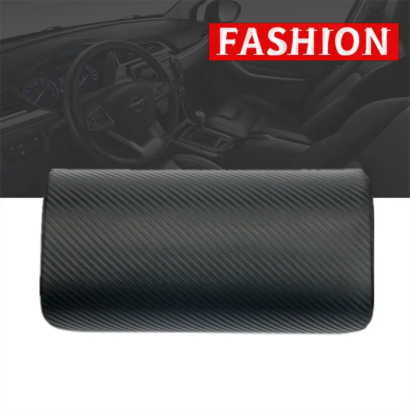 

car neck pillows both side pu leather single headrest fit for most cars filled fiber universal car pillow