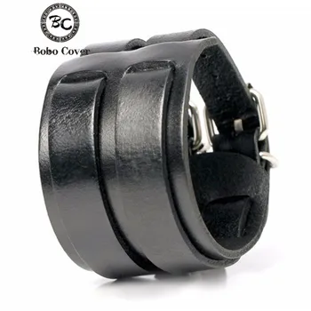 Bobo Cover Genuine Handmade Leather Men Women’s Bracelets High Quality Wrap Minimalist Style Trendy Charm Leather Bracelets