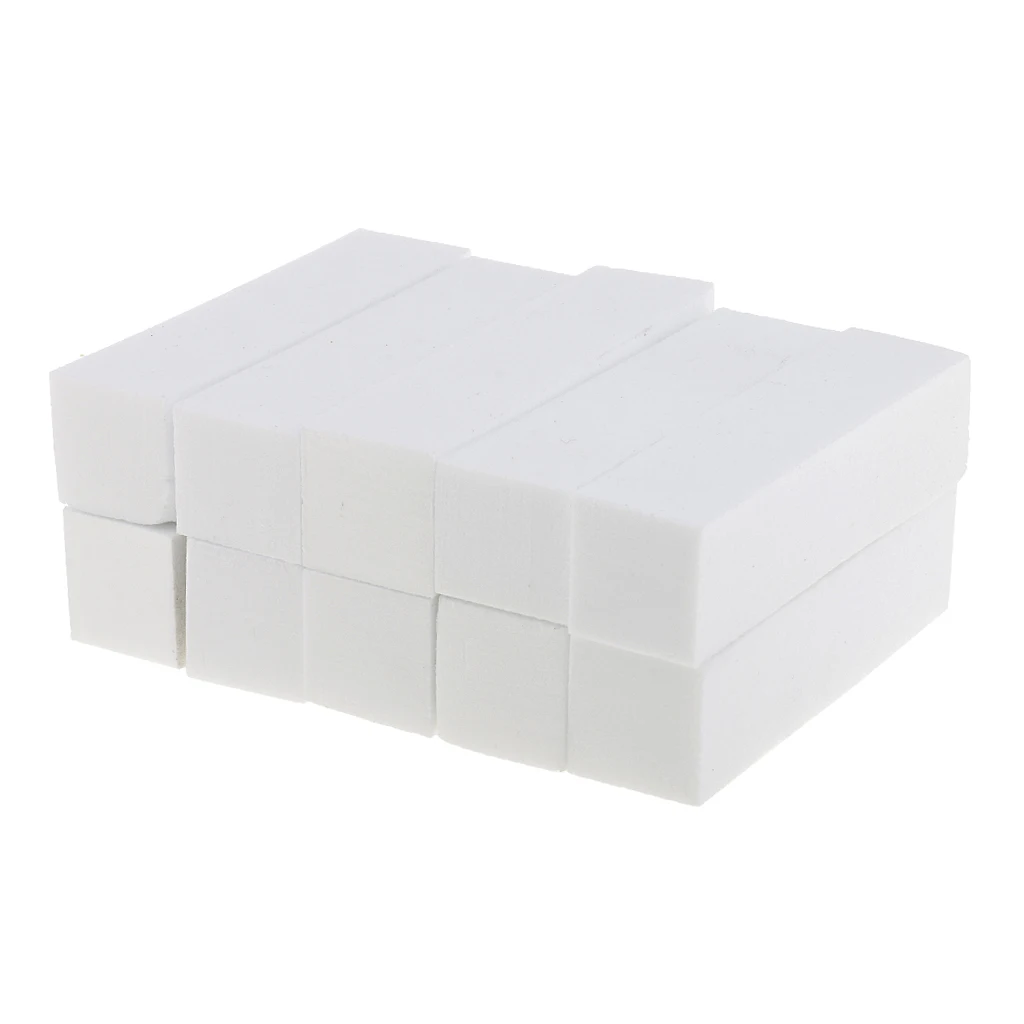 10x Nail Art Manicure Pedicure Buffer Buffing File Tools Fit Filling Nail Extensions Acrylic Gel Tips - Size 9.5x2.5x2.5cm