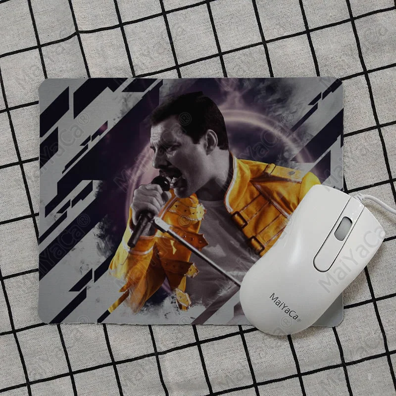 MaiYaCa Vintage Cool Freddie Mercury Customized laptop Gaming mouse pad Top Selling Wholesale Gaming Pad mouse - Цвет: No Lock Edge25x29cm