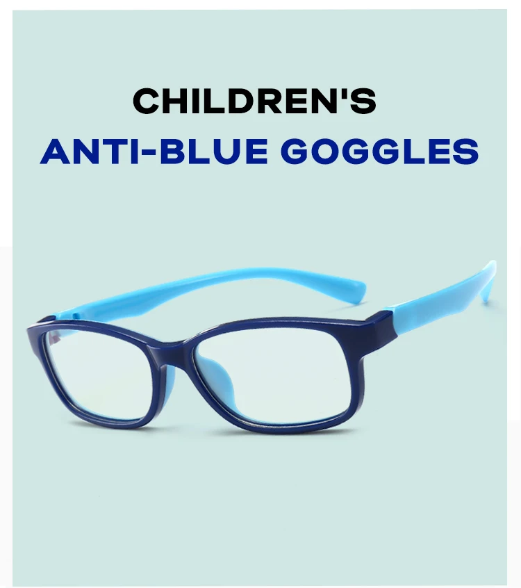 VCKA дети анти-синий светильник очки Рамка девочка игра защитные очки мальчик силиконовый детский ультра светильник очки TR90 компьютер