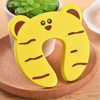

Brand New 5PCS/Set Baby Hand Pinch Guard Set Security Stopper Children Safety Cartoon Animal Door Stop Cushion