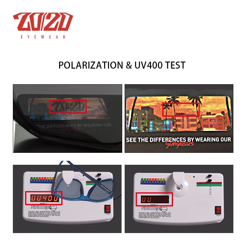 20/20 Марка Поляризованные солнцезащитные очки Мужчины UV400 Классический Мужской Квадратные Очки Вождения Путешествия Очки Gafas afculos PL243