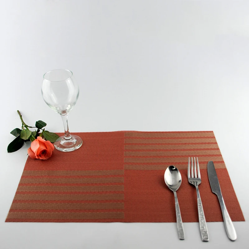 Placemat table mat Western pad Placemats PVC Kitchen Table Mats Dinning
