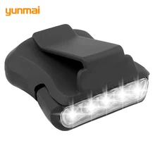 yunmai Powerful Cap Light 5 LED Waterptoof Headlamp Focus Portable Fishing Headlight 2000 LM LED Head Torch Cycling Lanterna