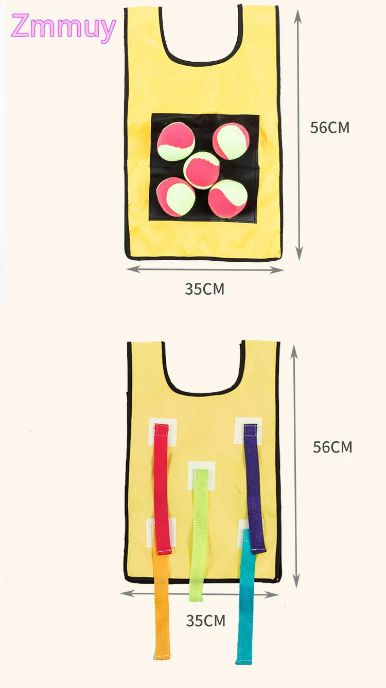 Дети Открытый школа ловить Pull шары игры активности детский сад оборудование развивающие игрушки спортивный жилет для детей