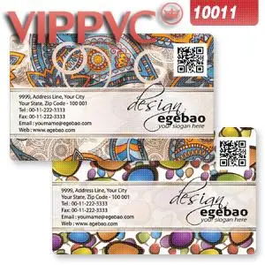 

a10011 card template Plastic business card- 85.5X54X0.38mm one-faced printing